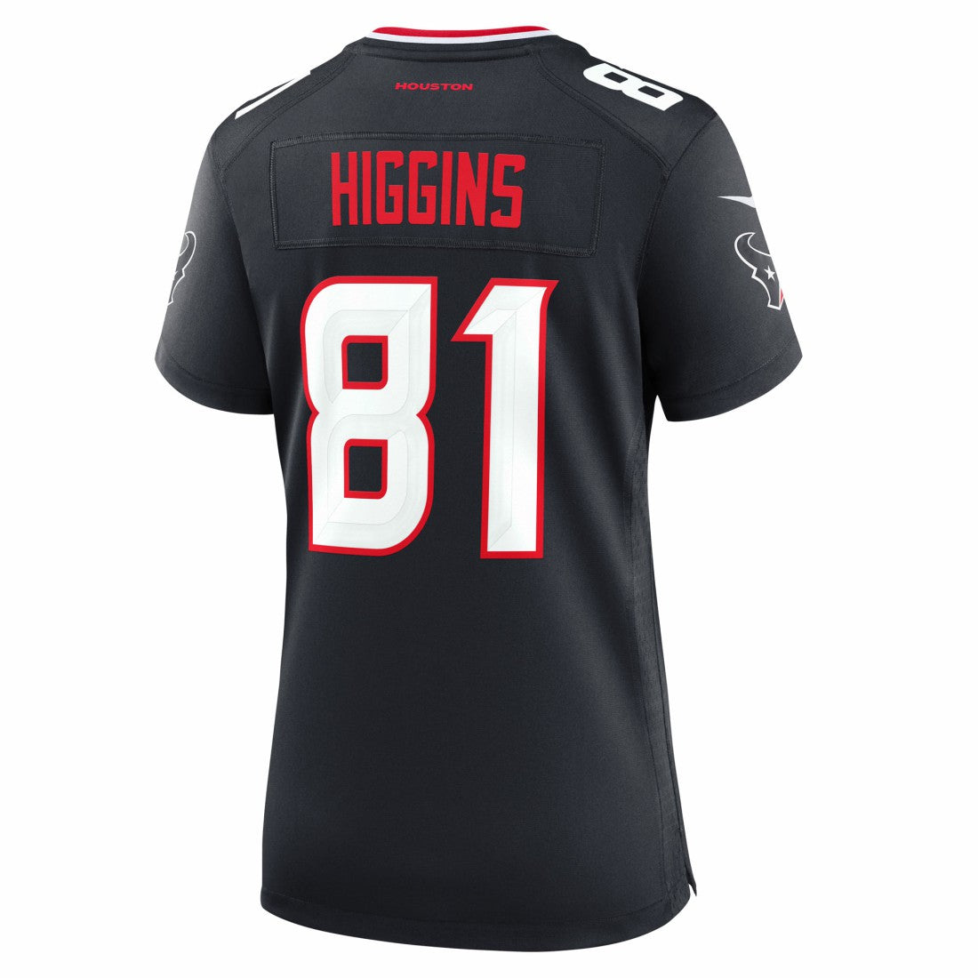 Jayden Higgins Houston Texans Women's Game Jersey Navy | Nike for Sale