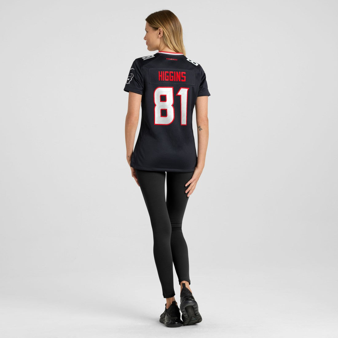 Jayden Higgins Houston Texans Women's Game Jersey Navy | Nike for Sale
