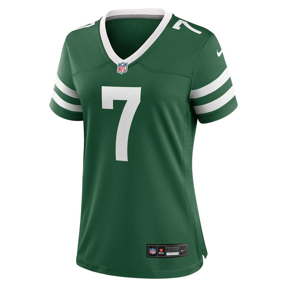 Justin Fields New York Jets Women's Game Jersey Legacy Green | Nike for Sale