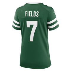Justin Fields New York Jets Women's Game Jersey Legacy Green | Nike for Sale