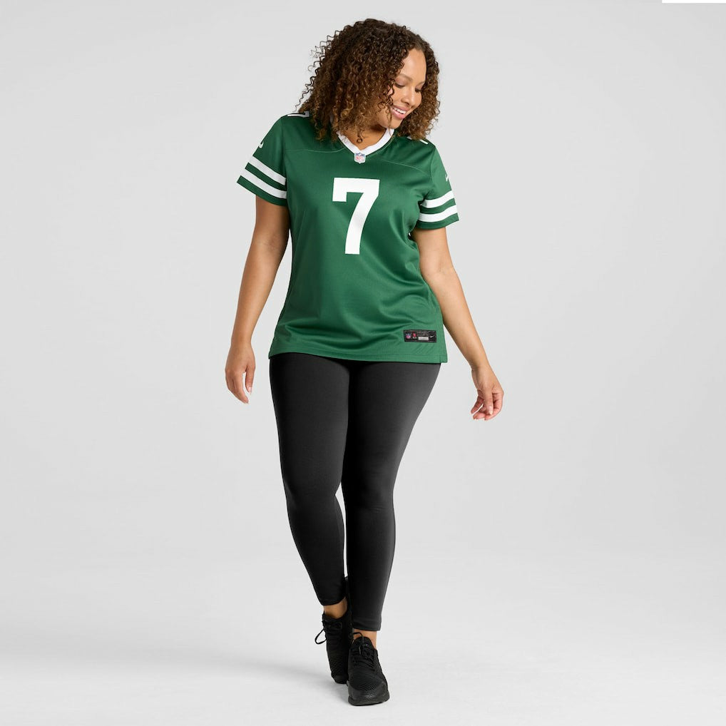 Justin Fields New York Jets Women's Game Jersey Legacy Green | Nike for Sale