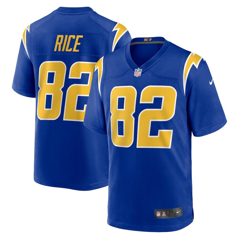 Brenden Rice Los Angeles Chargers 2nd Alternate Game Player Jersey Royal | Nike for Sale