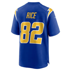 Brenden Rice Los Angeles Chargers 2nd Alternate Game Player Jersey Royal | Nike for Sale
