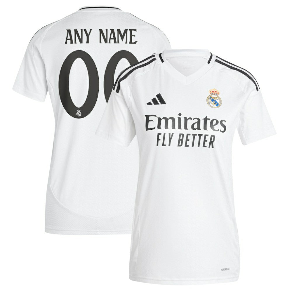 Real Madrid Women's 2024/25 Home Replica Custom Jersey White | Adidas discount