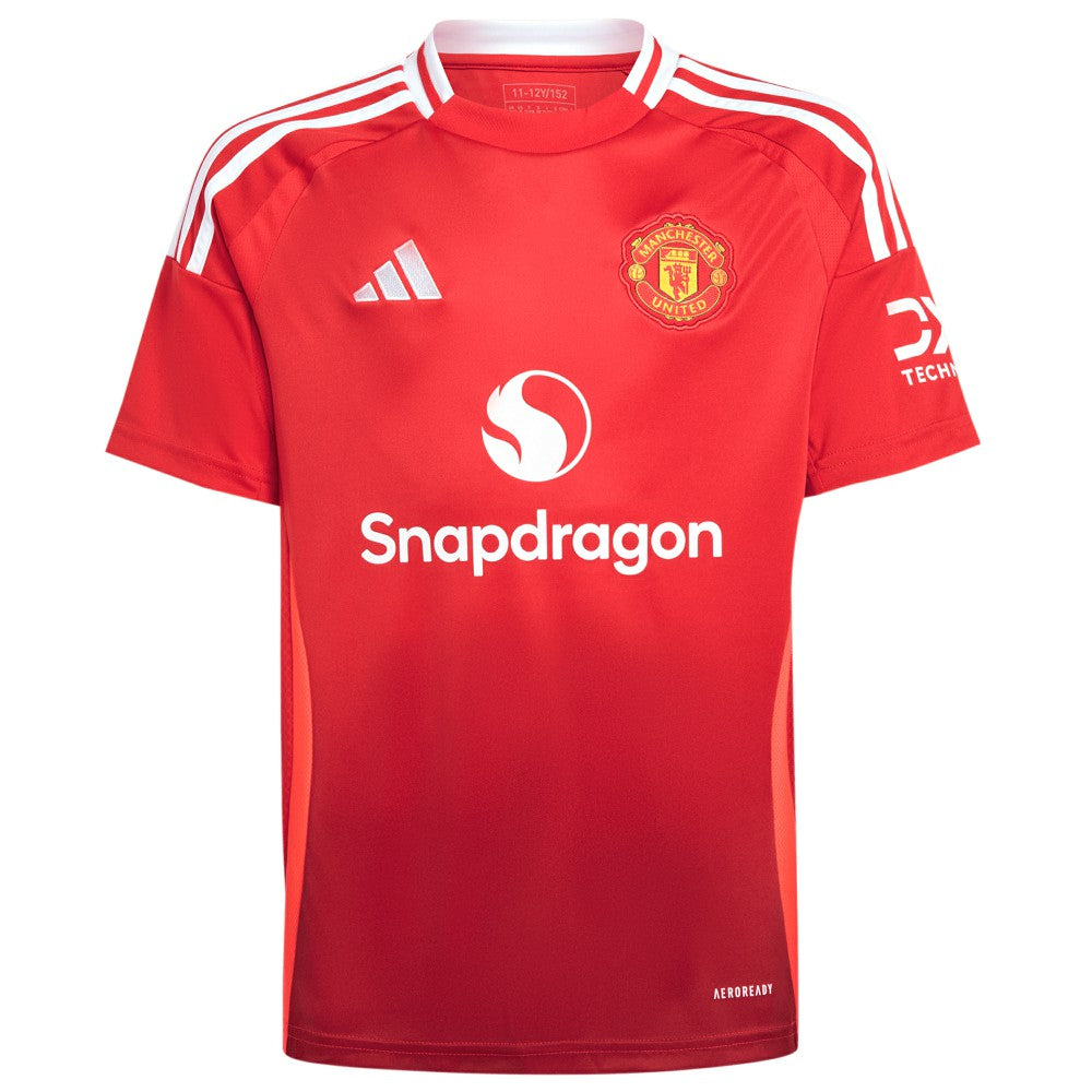 Manchester United Youth 2024/25 Home Replica Custom Jersey Red | Adidas cheap