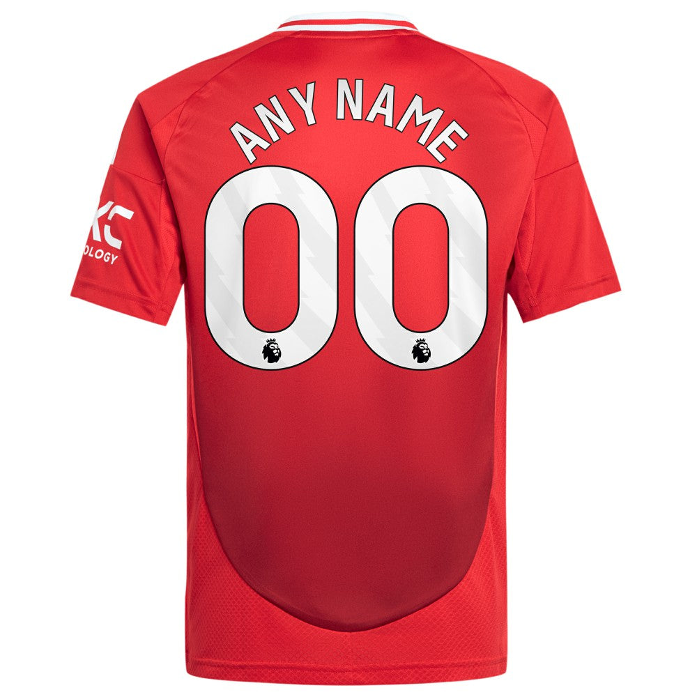 Manchester United Youth 2024/25 Home Replica Custom Jersey Red | Adidas cheap