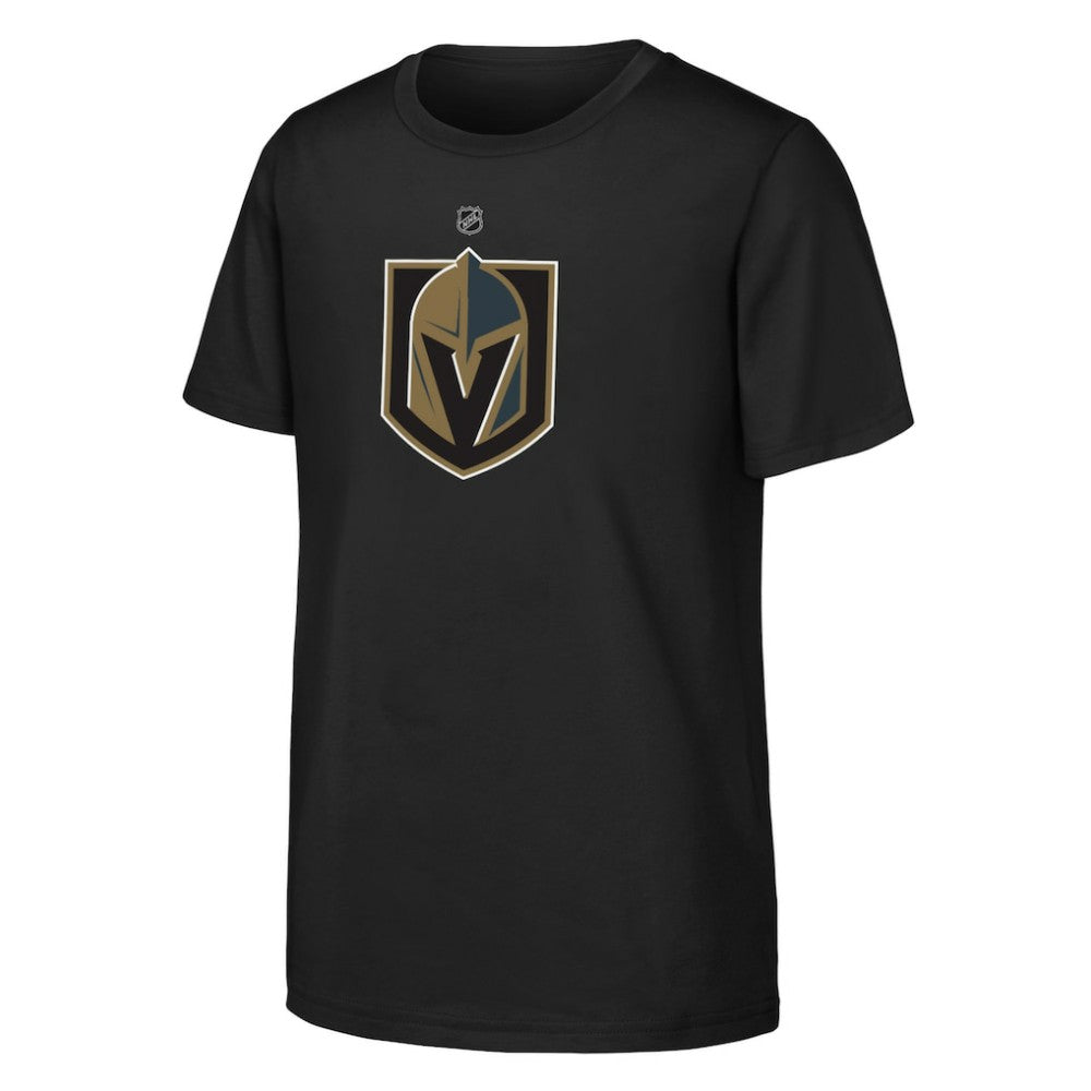 Vegas Golden Knights Youth Primary Logo T-Shirt - Black - NHL