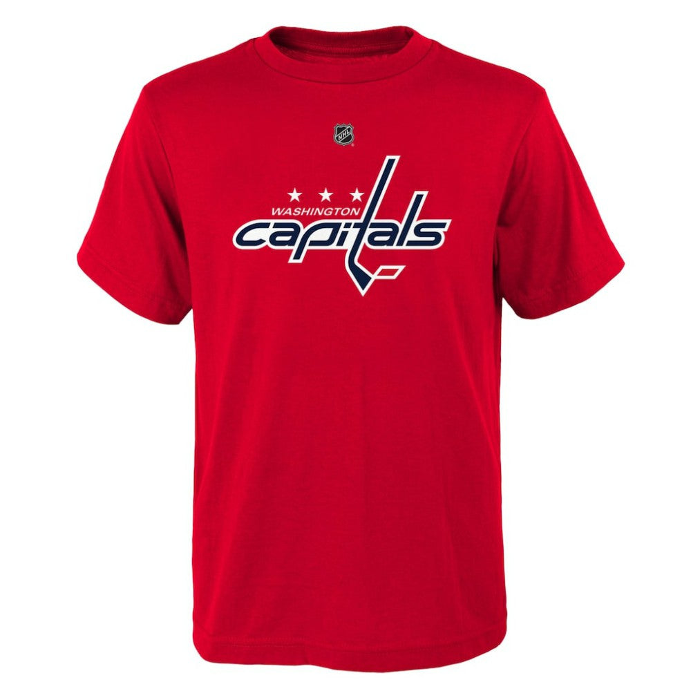 Washington Capitals Youth Primary Logo T-Shirt - Red - NHL