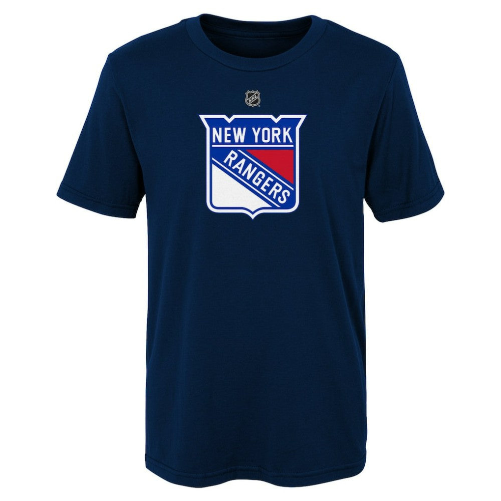 New York Rangers Youth Primary Logo T-Shirt - Navy - NHL