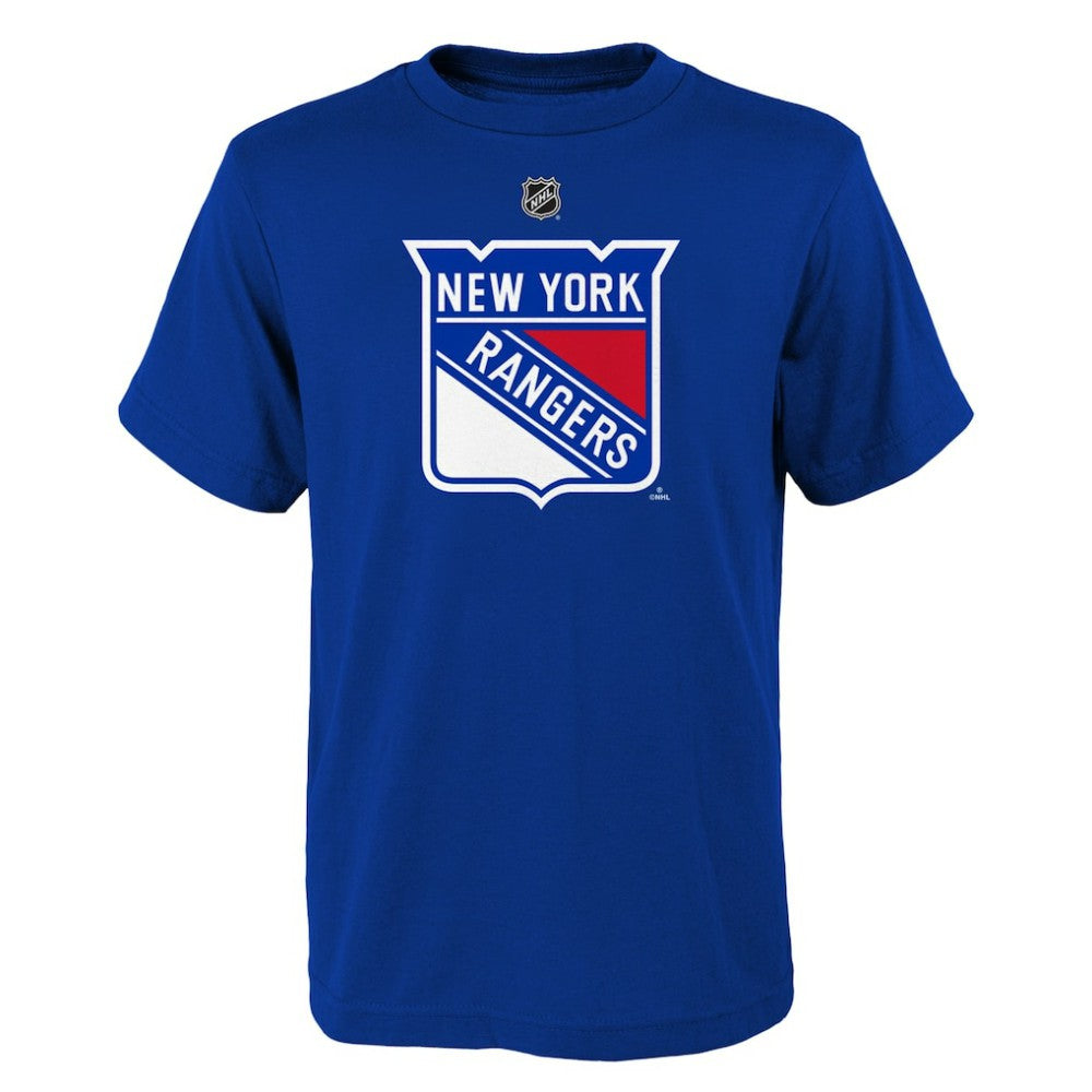 New York Rangers Youth Primary Logo T-Shirt - Blue - NHL