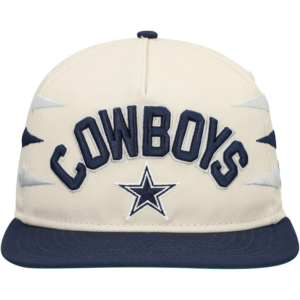 Dallas Cowboys New Era Athletic Golfer Adjustable Hat Stone/Navy | NFL