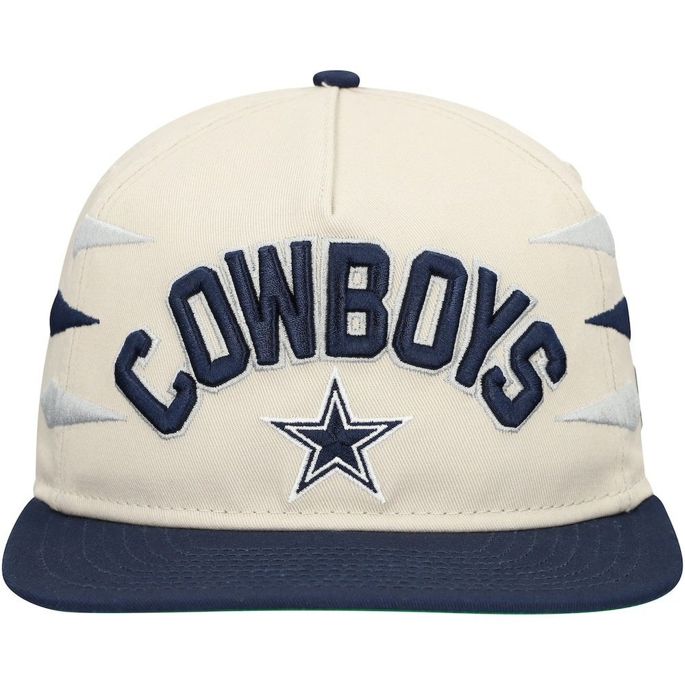 Dallas Cowboys New Era Athletic Golfer Adjustable Hat Stone/Navy | NFL