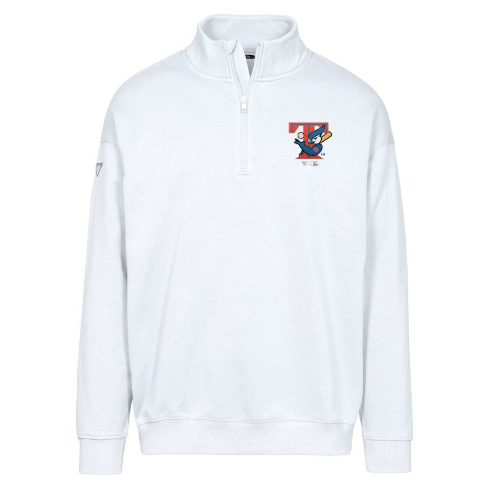 Toronto Blue Jays Levelwear Murray Core Logo Quarter-Zip Pullover Top - MLB