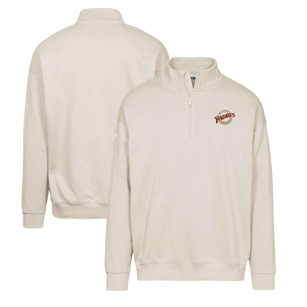 San Diego Padres Levelwear Murray Core Logo Quarter-Zip Pullover Top - MLB