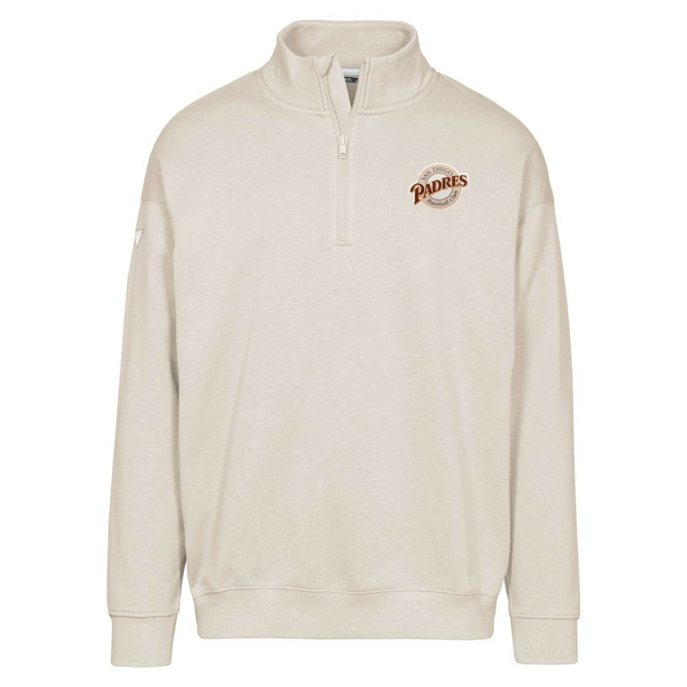 San Diego Padres Levelwear Murray Core Logo Quarter-Zip Pullover Top - MLB
