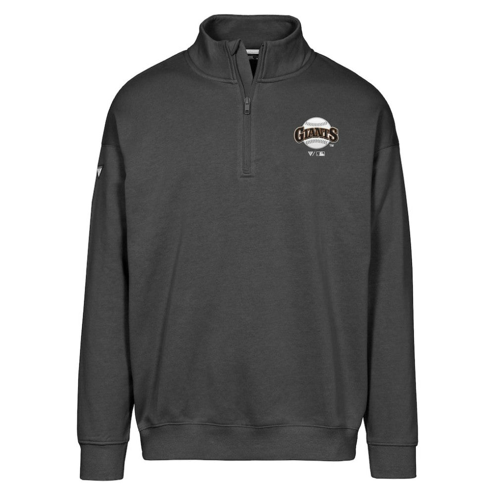 San Francisco Giants Levelwear Murray Core Logo Quarter-Zip Pullover Top - MLB