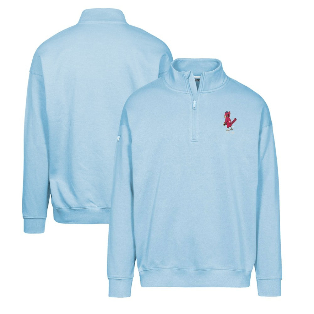 St. Louis Cardinals Levelwear Murray Core Logo Quarter-Zip Pullover Top - MLB