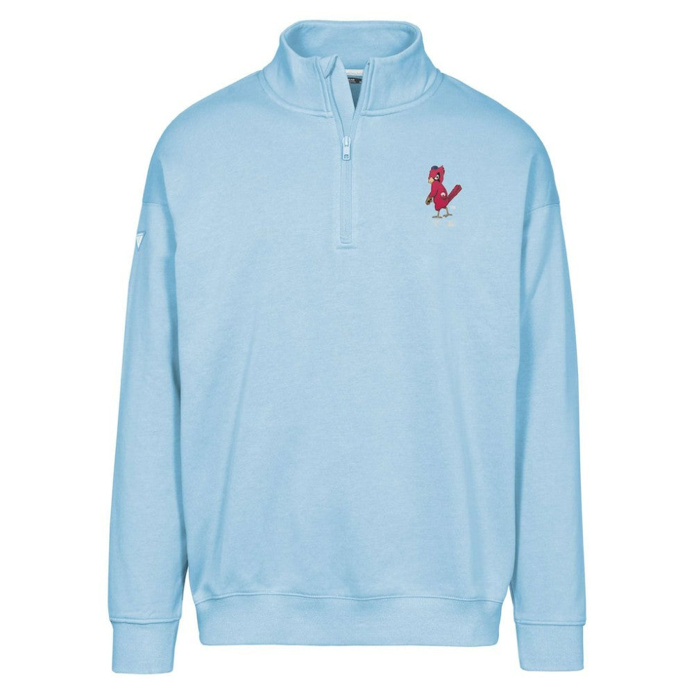 St. Louis Cardinals Levelwear Murray Core Logo Quarter-Zip Pullover Top - MLB