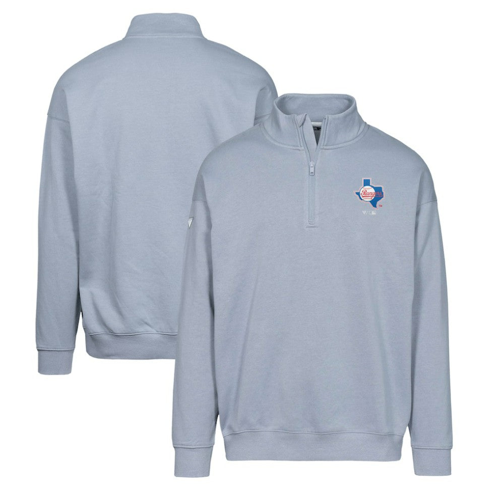 Texas Rangers Levelwear Murray Core Logo Quarter-Zip Pullover Top - MLB