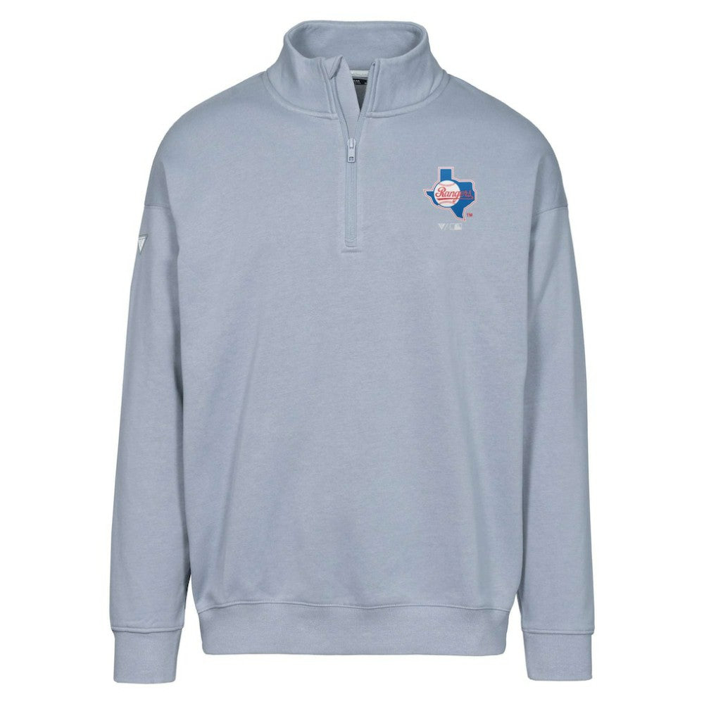 Texas Rangers Levelwear Murray Core Logo Quarter-Zip Pullover Top - MLB