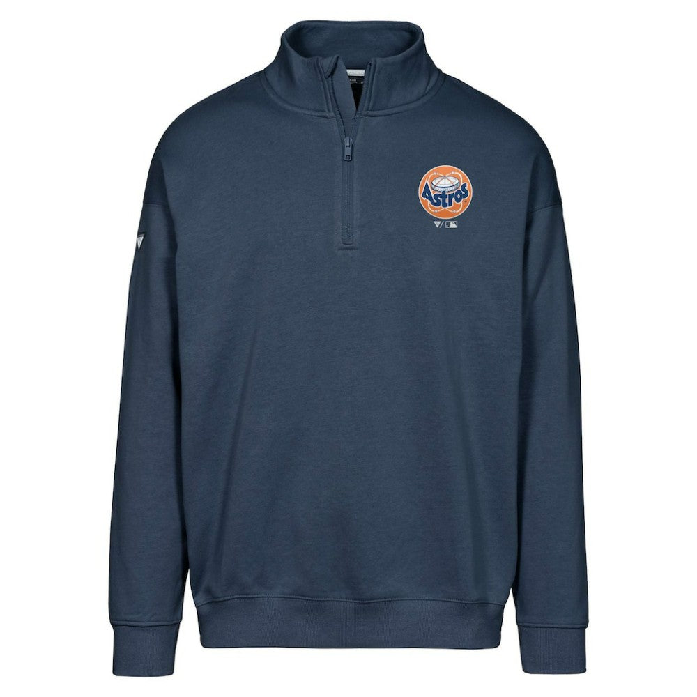 Houston Astros Levelwear Murray Core Logo Quarter-Zip Pullover Top - MLB
