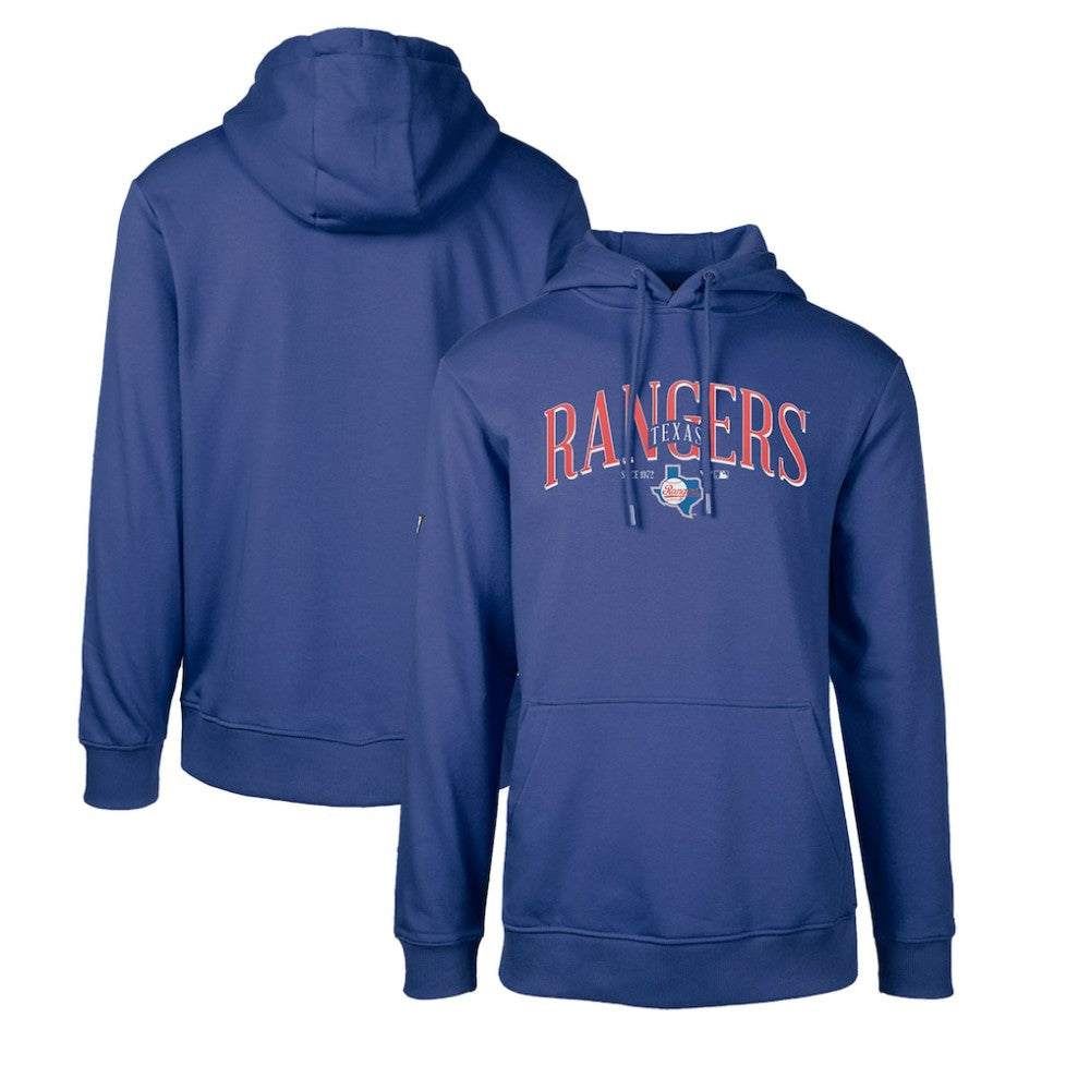 Texas Rangers Levelwear Cooperstown Collection Podium Retro Spellout Pullover Hoodie - MLB