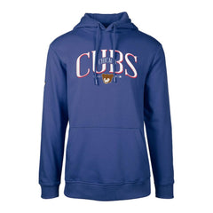 Chicago Cubs Levelwear Cooperstown Collection Podium Retro Spellout Pullover Hoodie - MLB