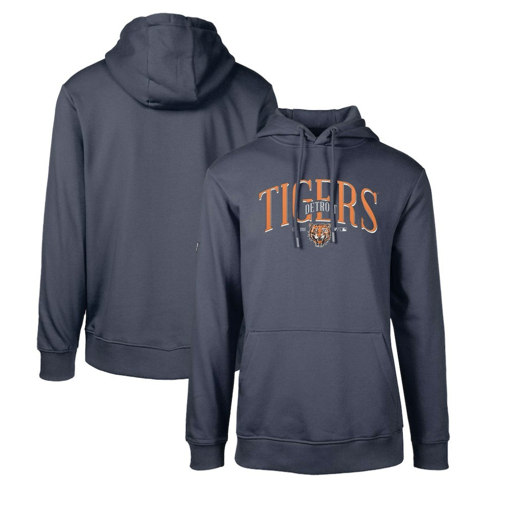Detroit Tigers Levelwear Cooperstown Collection Podium Retro Spellout Pullover Hoodie - MLB