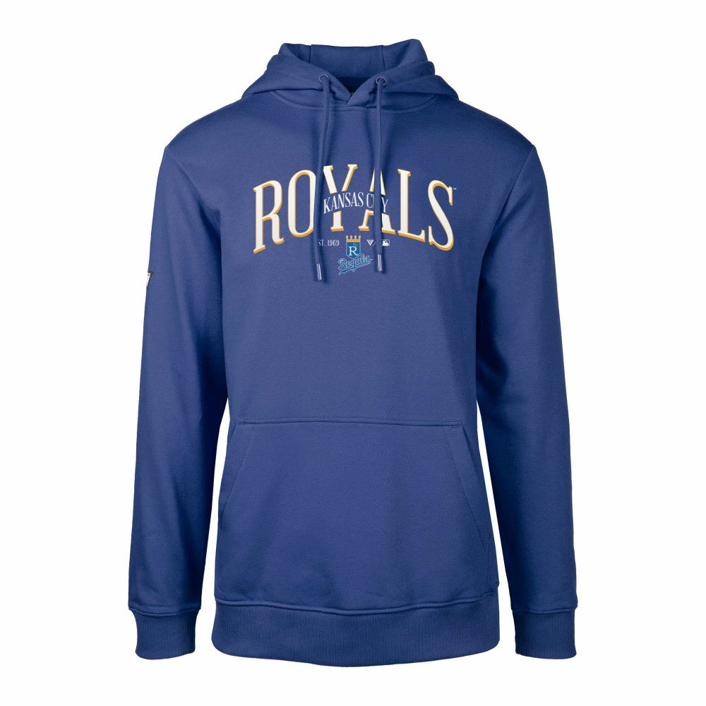 Kansas City Royals Levelwear Cooperstown Collection Podium Retro Spellout Pullover Hoodie - MLB