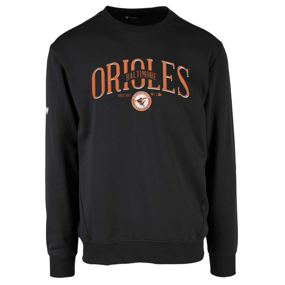 Baltimore Orioles Levelwear Zane Cooperstown Collection Retro Spellout Pullover Sweatshirt - MLB