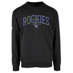 Colorado Rockies Levelwear Zane Cooperstown Collection Retro Spellout Pullover Sweatshirt - MLB