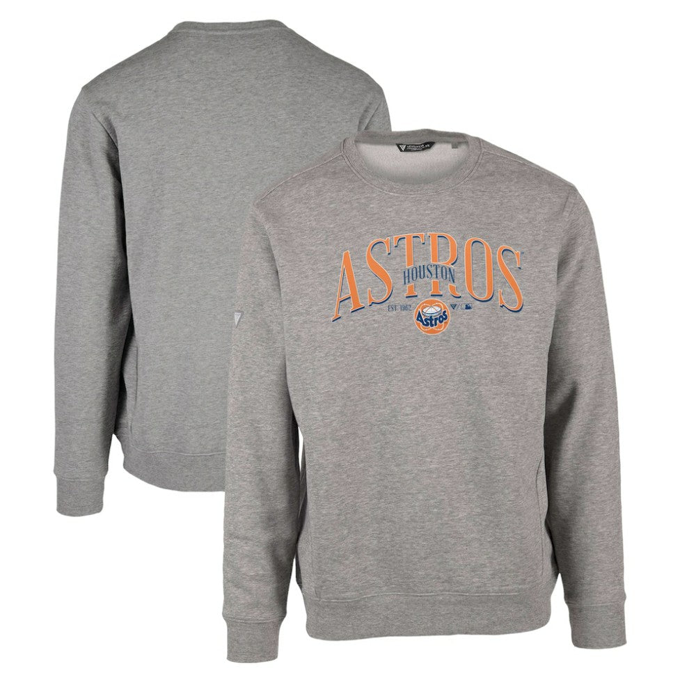 Houston Astros Levelwear Zane Cooperstown Collection Retro Spellout Pullover Sweatshirt - MLB