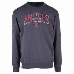 Los Angeles Angels Levelwear Zane Cooperstown Collection Retro Spellout Pullover Sweatshirt - MLB