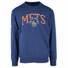 New York Mets Levelwear Zane Cooperstown Collection Retro Spellout Pullover Sweatshirt - MLB