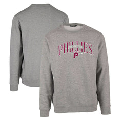 Philadelphia Phillies Levelwear Zane Cooperstown Collection Retro Spellout Pullover Sweatshirt - MLB