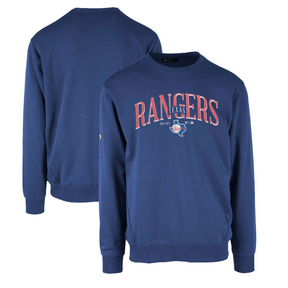 Texas Rangers Levelwear Zane Cooperstown Collection Retro Spellout Pullover Sweatshirt - MLB
