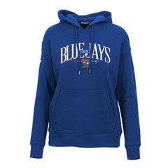 Toronto Blue Jays Levelwear Women's Adorn Cooperstown Collection Retro Spellout Pullover Hoodie - MLB