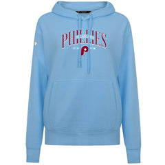 Philadelphia Phillies Levelwear Women's Adorn Cooperstown Collection Retro Spellout Pullover Hoodie - MLB