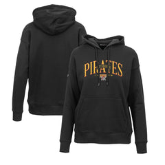 Pittsburgh Pirates Levelwear Women's Adorn Cooperstown Collection Retro Spellout Pullover Hoodie - MLB