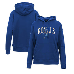 Kansas City Royals Levelwear Women's Adorn Cooperstown Collection Retro Spellout Pullover Hoodie - MLB