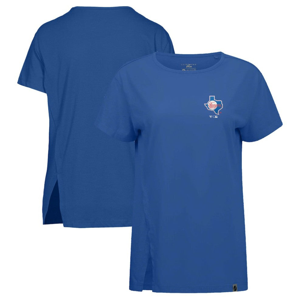 Texas Rangers Levelwear Women's Influx Cooperstown Core Logo T-Shirt - MLB