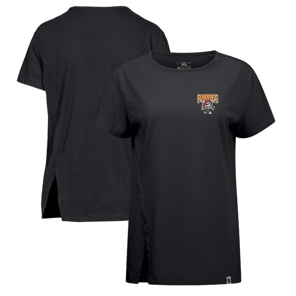 Pittsburgh Pirates Levelwear Women's Influx Cooperstown Core Logo T-Shirt - MLB
