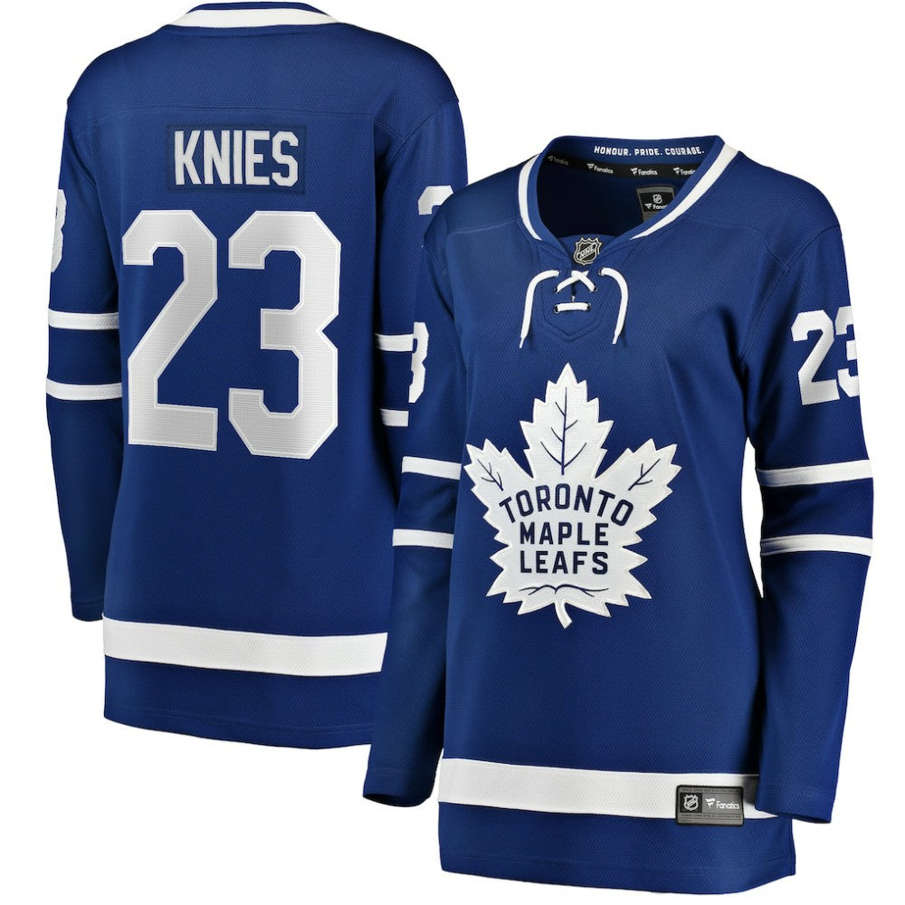 Matthew Knies Toronto Maple Leafs Fanatics Women's Home Breakaway Jersey - Blue - NHL
