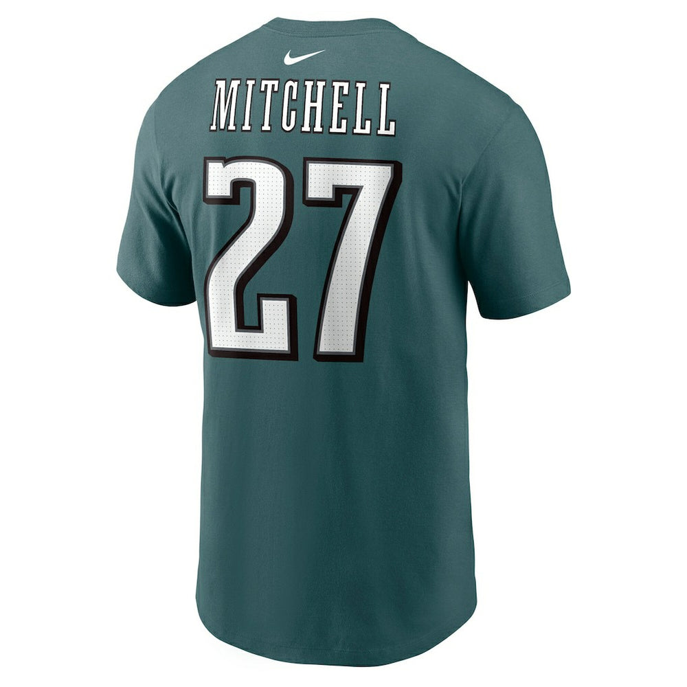 Quinyon Mitchell Philadelphia Eagles Name & Number T-Shirt Green | Nike for Sale
