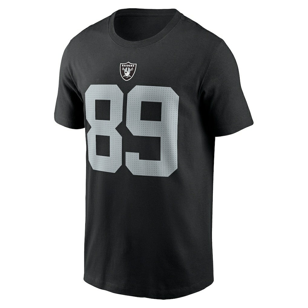 Brock Bowers Las Vegas Raiders Name & Number T-Shirt Black | Nike for Sale