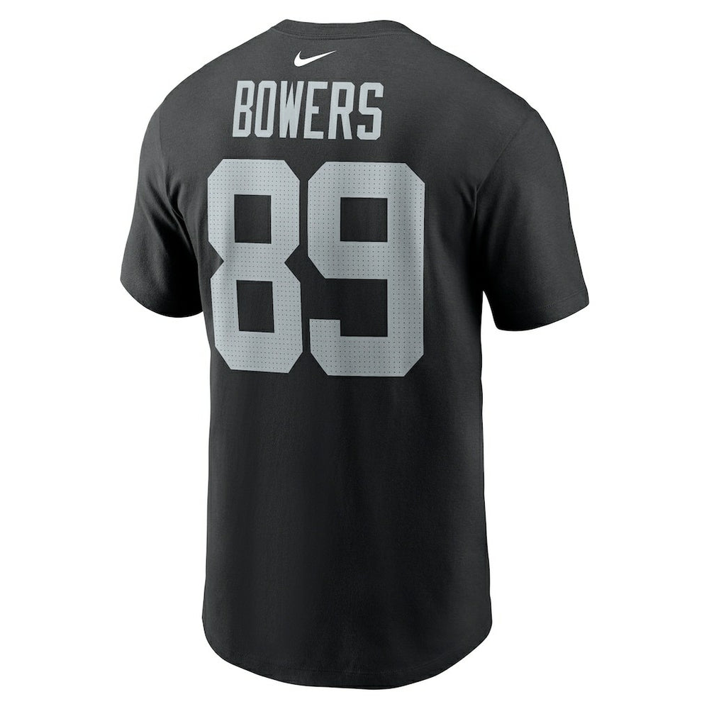 Brock Bowers Las Vegas Raiders Name & Number T-Shirt Black | Nike for Sale