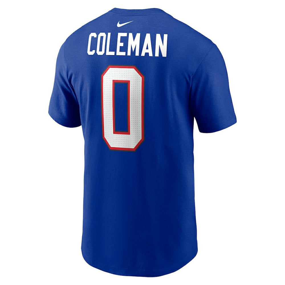 Keon Coleman Buffalo Bills Name & Number T-Shirt Royal | Nike for Sale
