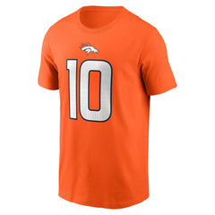 Bo Nix Denver Broncos Name & Number T-Shirt Orange | Nike for Sale