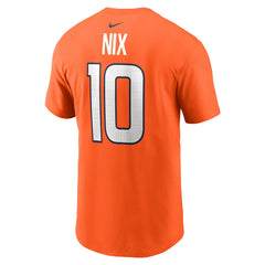 Bo Nix Denver Broncos Name & Number T-Shirt Orange | Nike for Sale