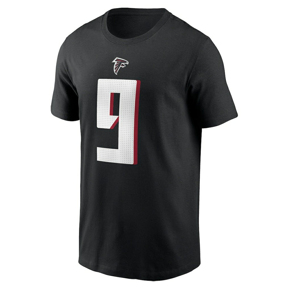 Michael Penix Jr. Atlanta Falcons Name & Number T-Shirt Black | Nike for Sale